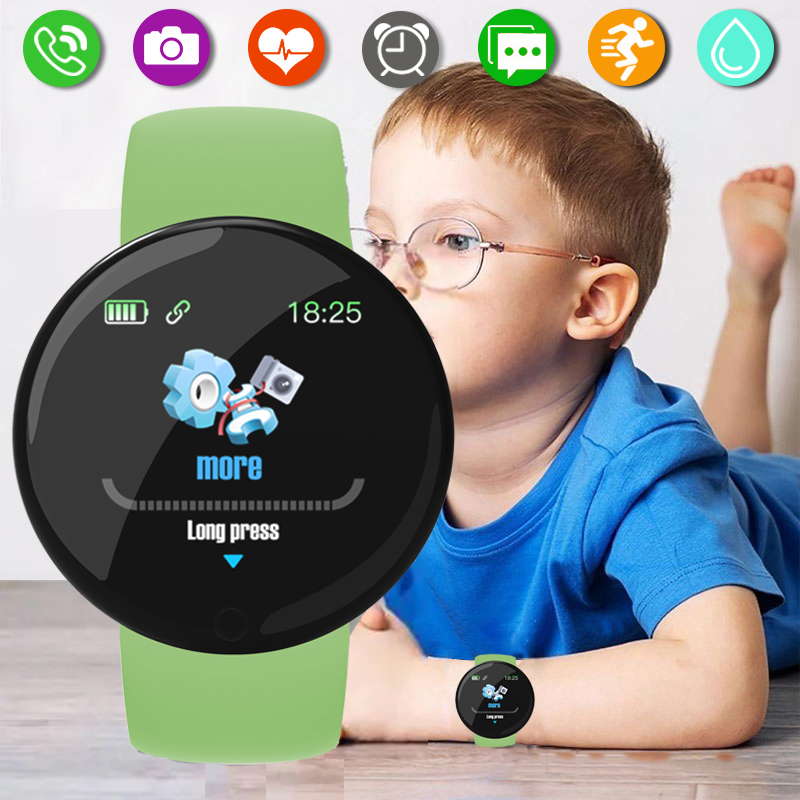 Smartwatch Watches For Kids - 子供と女性のためのデジタル腕時計,血圧と心拍数を制御するスマートスポーツウォッチ