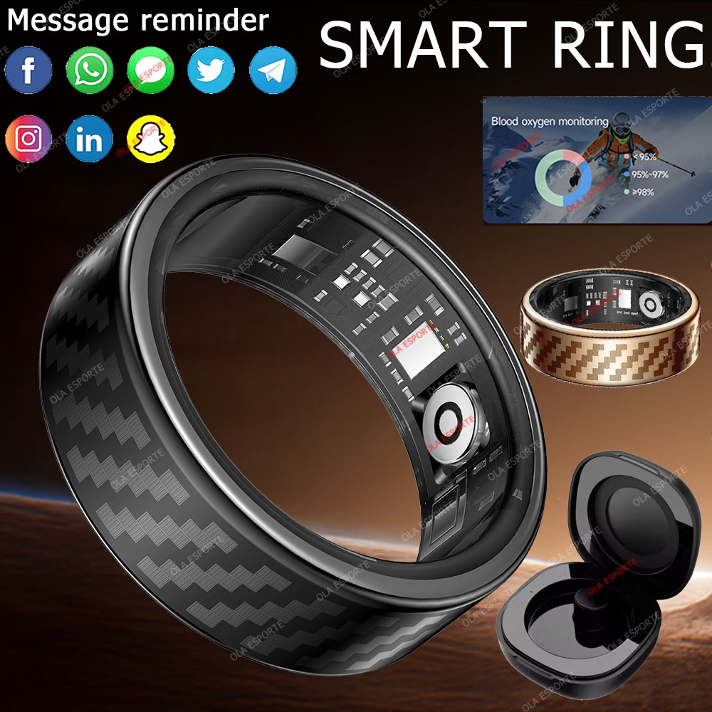 Smartwatch Watches For Girls - 最新のスマートリング通話メッセージ通知ハンドジェスチャー制御健康監視 IP68 5ATM 防水リング男性女性 2025 新しい
