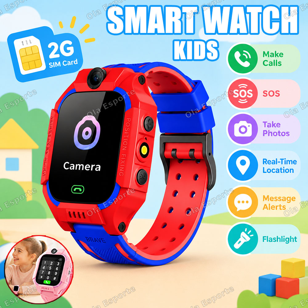 Smartwatch Watches For Kids With Gps - 2027年最新モデル 2G/5G対応キッズスマートウォッチ GPS機能付き SIMカード対応 通話機能 SOS機能