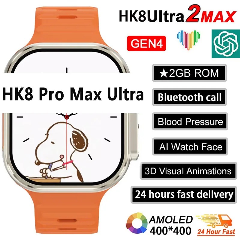 Smartwatch Watches For Girls - 新型シリーズ9ウォッチ PK HK8 PRO MAX スマートウォッチ