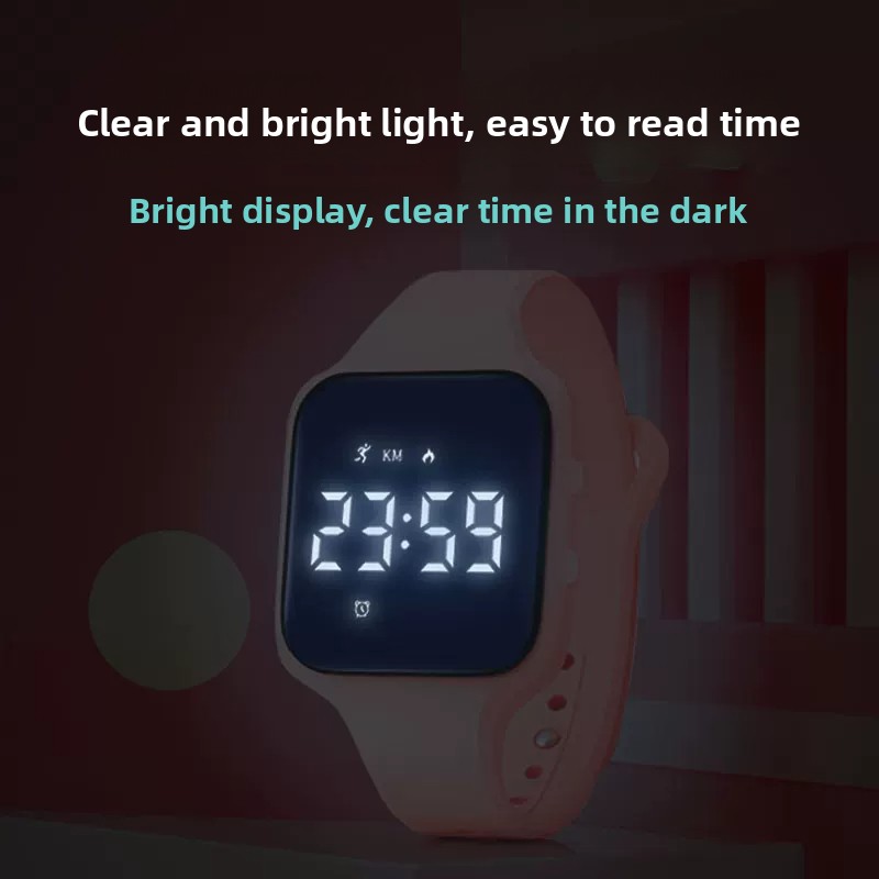 子供向けLEDデジタル静音振動アラームスマートウォッチ。水泳 - Smartwatch Watches For Kids のレビューと価格