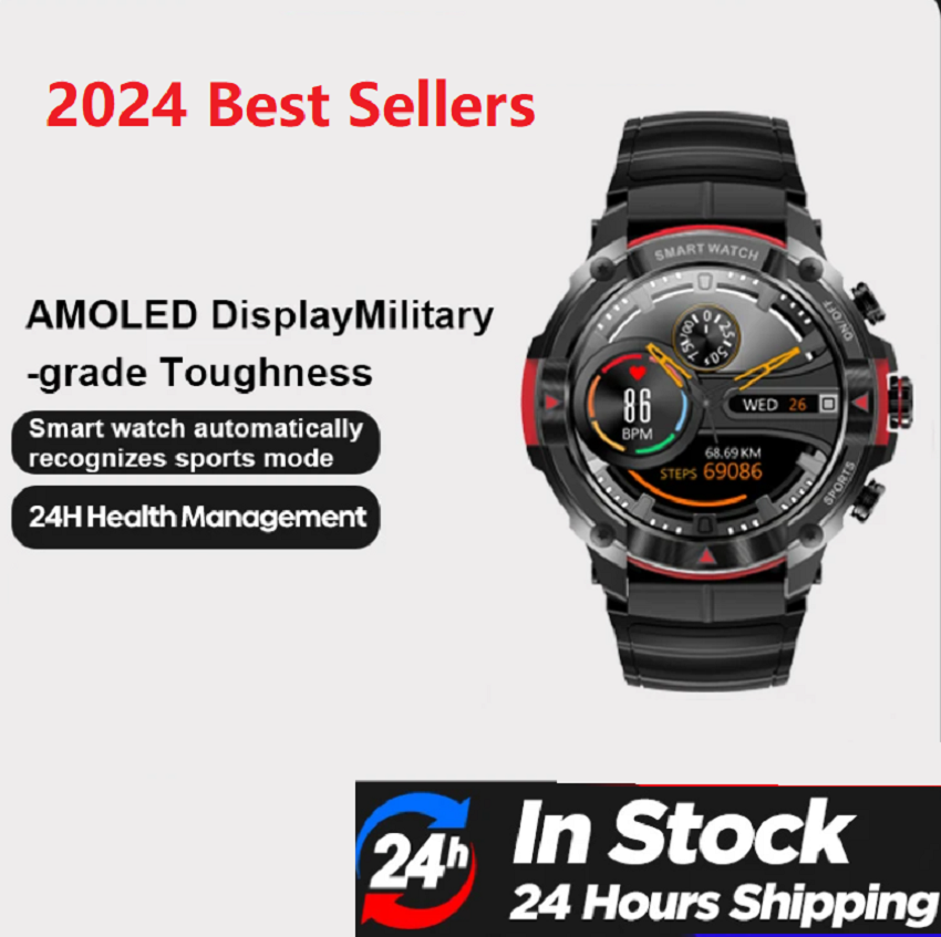 防水スポーツスマートウォッチ,1.43 amoledディスプ - Watch Vs Smartwatch のレビューと価格