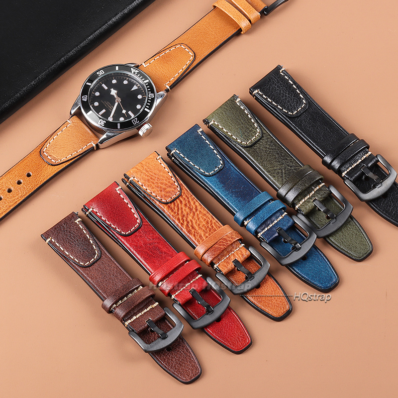 ユニバーサルレトロ時計バンドロレックス革時計ストラップセイコ - Watches Rolex Smartwatch のレビューと価格