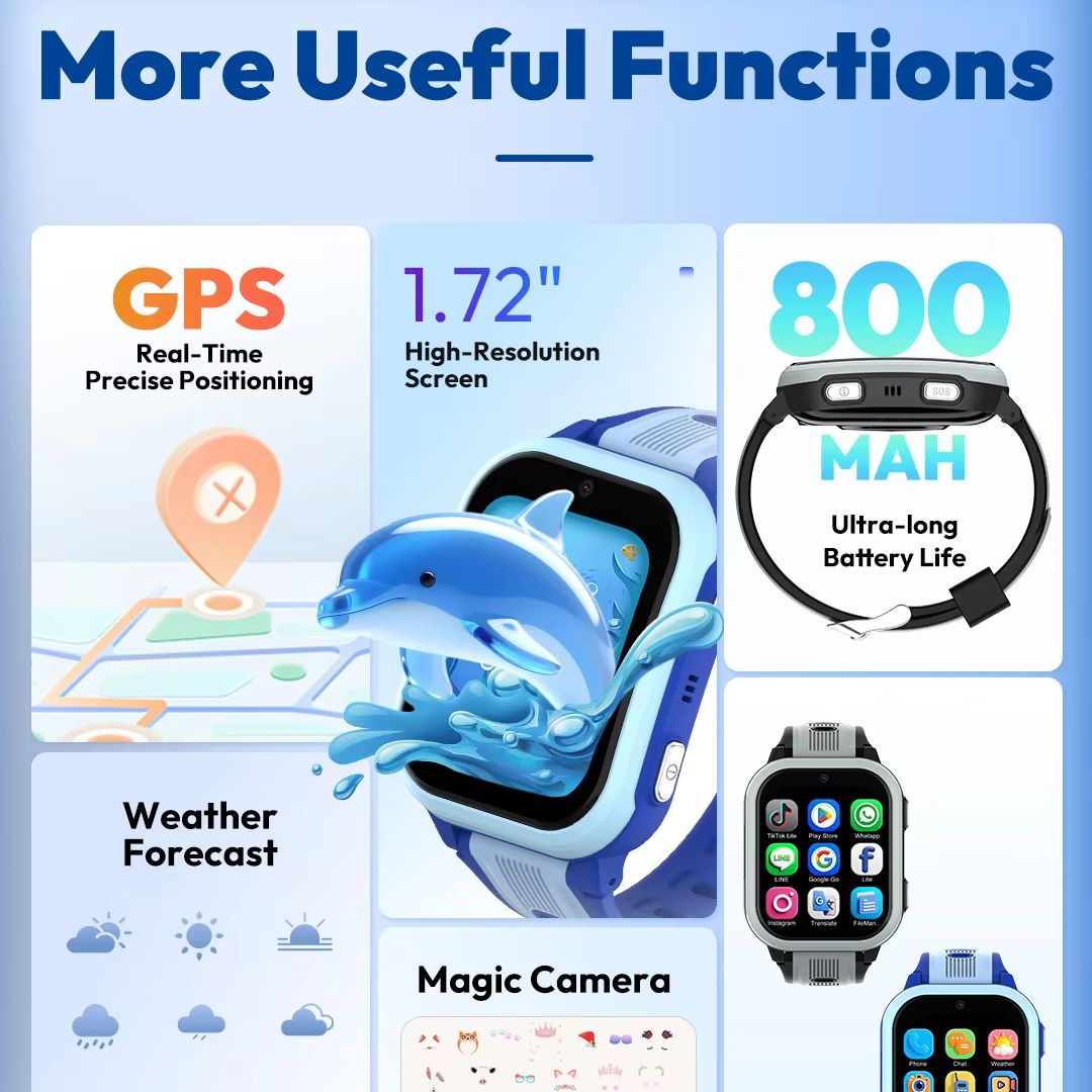 Wonlex 4G キッズスマートウォッチ KT41 GPS - Smartwatch Watches For Kids With Gps のレビューと価格