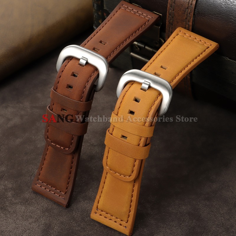 28 ミリメートルヴィンテージレザー時計バンドカーフスキン腕 - Smartwatch Vintage Watches For Women のレビューと価格