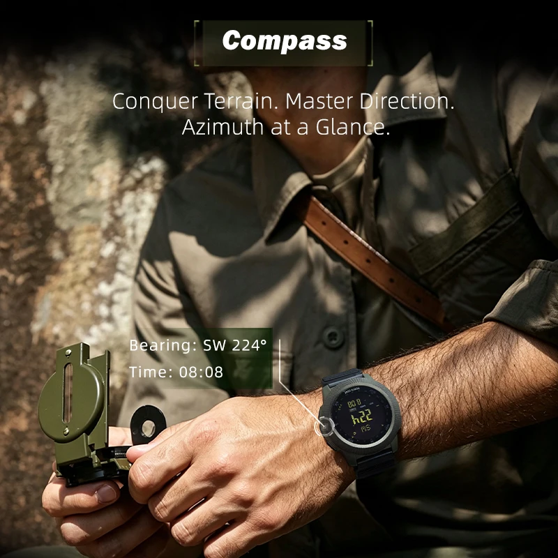 NORTH EDGE APACHE-CF メンズ デジタルウ - Altimeter Compass Watch のレビューと価格