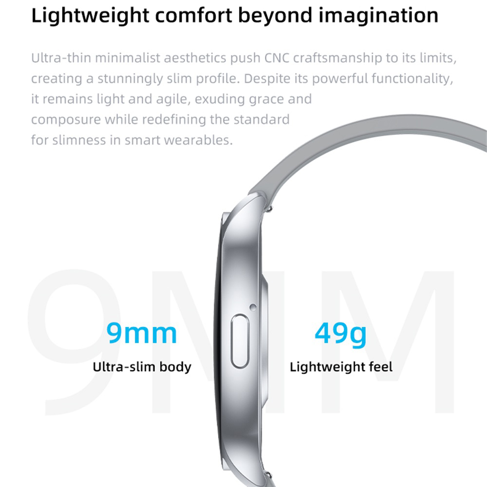 男女兼用、スリムな1.32インチAMOLEDスマートウォッチ - Smartwatch Watches Price のレビューと価格