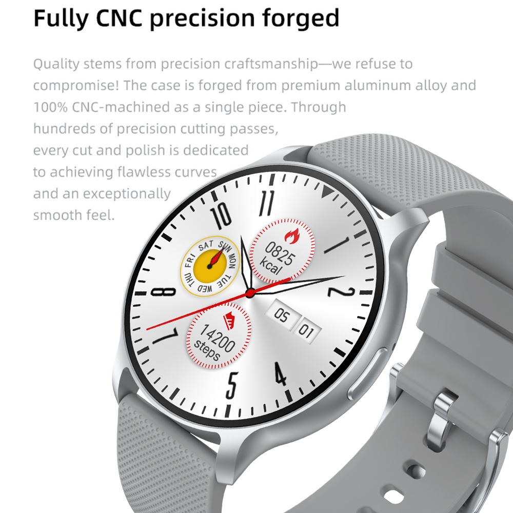 男女兼用、スリムな1.32インチAMOLEDスマートウォッチ - Smartwatch Watches Price のレビューと価格