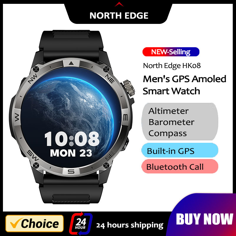 ノースエッジ-GPSスマートスポーツウォッチ,Bluetoo - Altimeter Compass Watch のレビューと価格