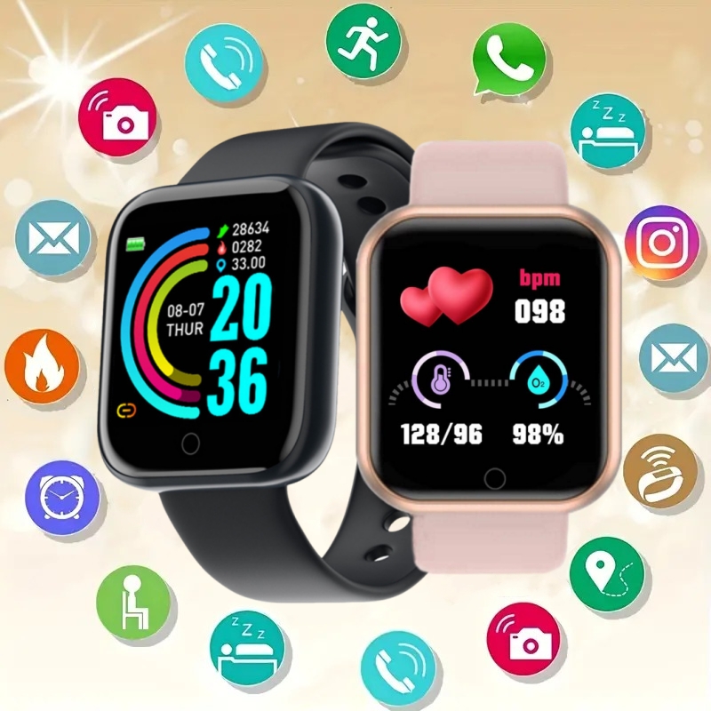 男性と女性のためのスマートウォッチ、音楽制御付きスマートウォ - Smartwatch Watches For Kids のレビューと価格