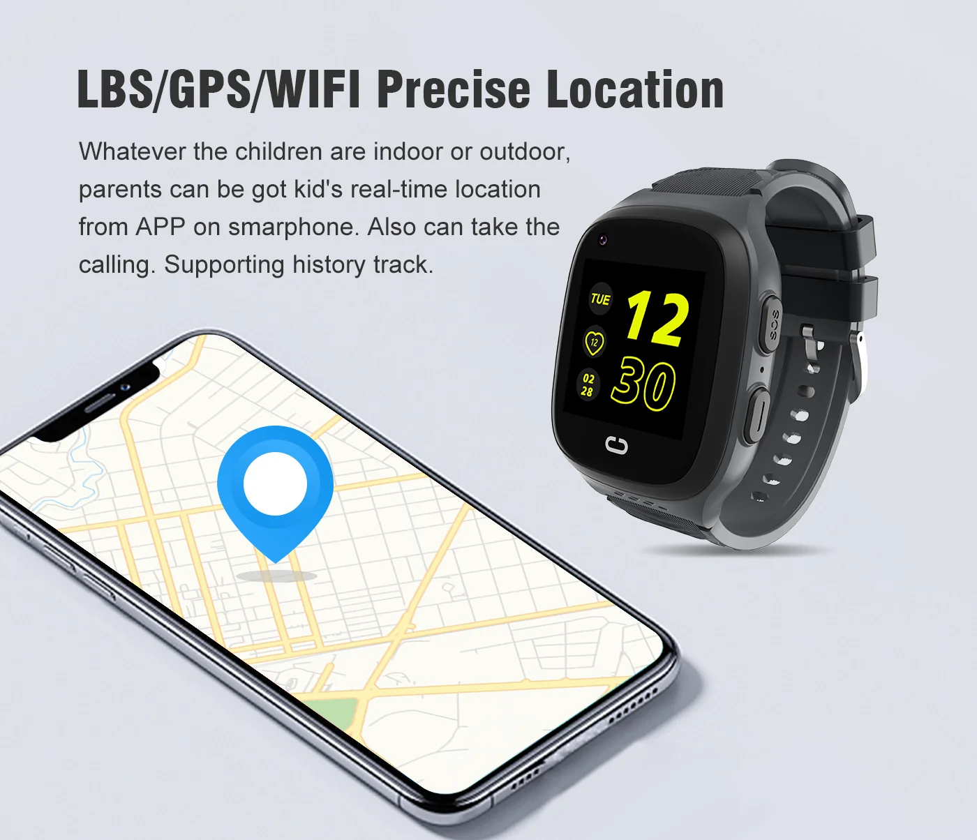 4Gキッズスマートウォッチ SOS防水 WiFi GPSビデ - Smartwatch Watches For Kids With Gps のレビューと価格