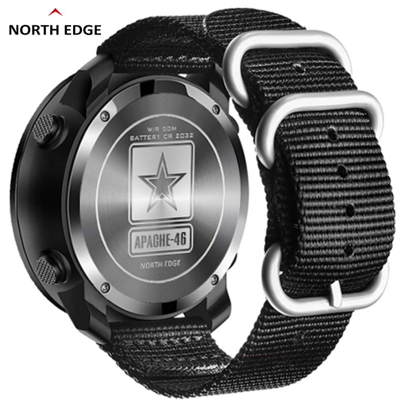 North Edge-apache-46デジタル時計,アウト - Altimeter Compass Watch のレビューと価格