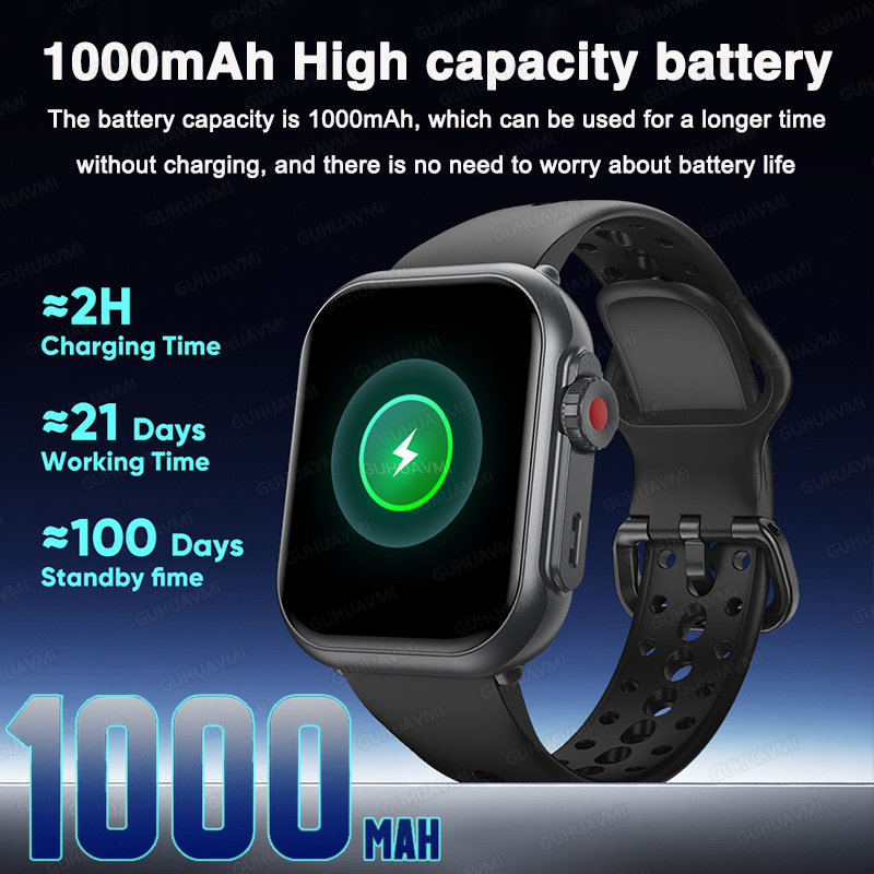 Watch Ultra 2 SE：男女兼用、1000mAhバ - Smartwatch Watches Brands For Women のレビューと価格