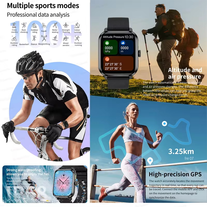 2026年新型高級スポーツフィットネススマートウォッチ メン - Smartwatch Watches For Women With Gps のレビューと価格