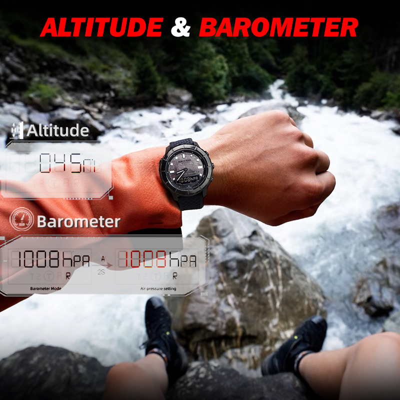 NORTH EDGE 2026 THARSIS メンズ カー - Altimeter Compass Watch のレビューと価格