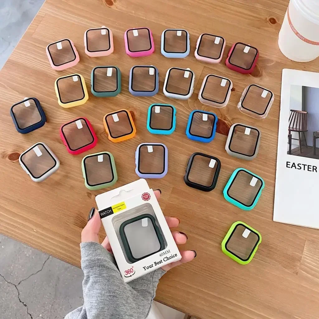 3 パックガラス + カバー Apple Watch ケース - Smartwatch Watches For Girls のレビューと価格