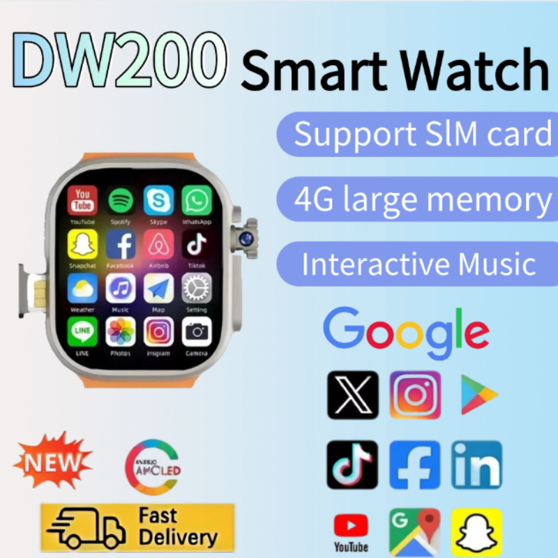 ネットワーク対応スマートウォッチ DW200、SIMカード対 - Smartwatch Watches Price のレビューと価格