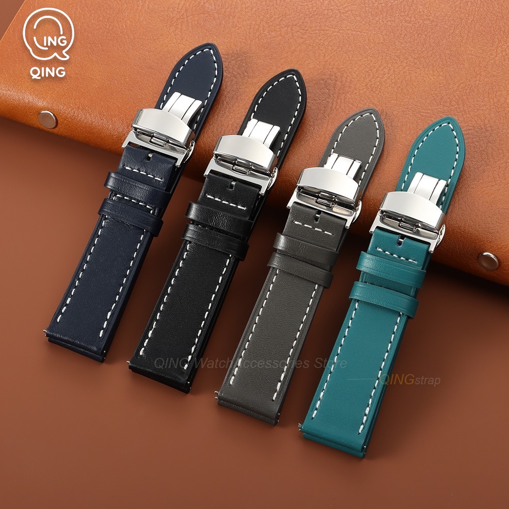 18mm、20mm、22mm、24mmのヴィンテージレザー製 - Smartwatch Vintage Watches For Women のレビューと価格